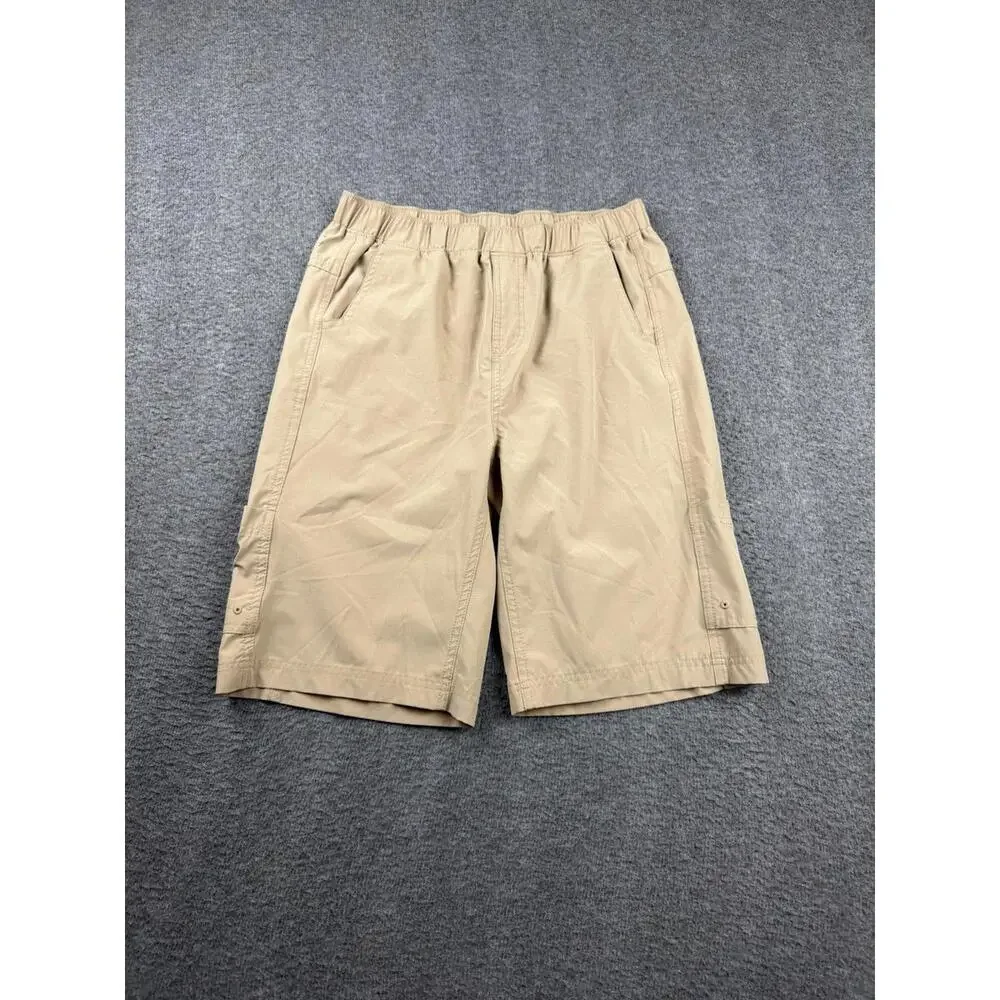 Magellan Boy's Beige Half‎ Pants Elastic Waist Casual Shorts Size XL (18-20)